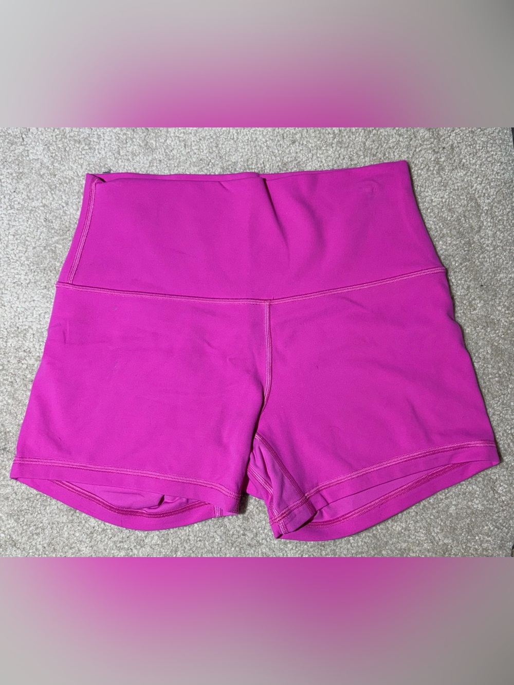 lululemon athletica High-Waist Bike Shorts - Bright Pink